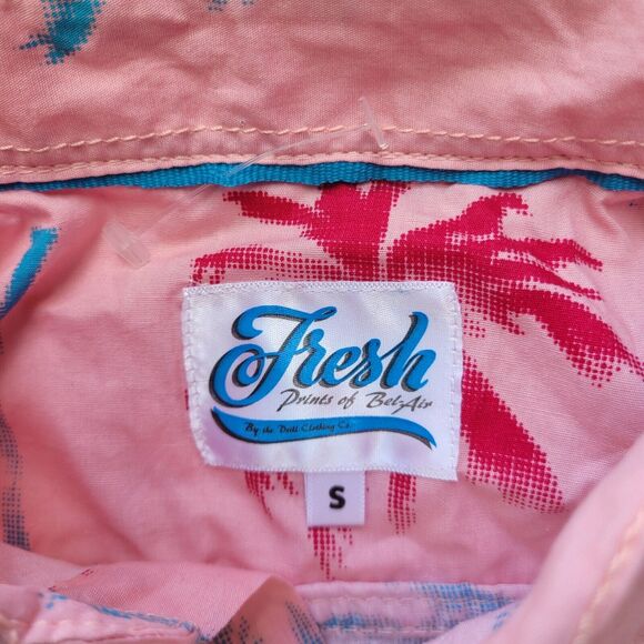 Fresh Prints of Bel Air Hawaiian Style Short Sleeve Pink Sz S - Picture 5 of 5